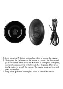 STRETCHY - WITH SUCTION CUP AND REMOTE - 10 SPEED - BLACK