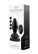 STRETCHY - WITH SUCTION CUP AND REMOTE - 10 SPEED - BLACK