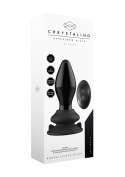 STRETCHY - WITH SUCTION CUP AND REMOTE - 10 SPEED - BLACK