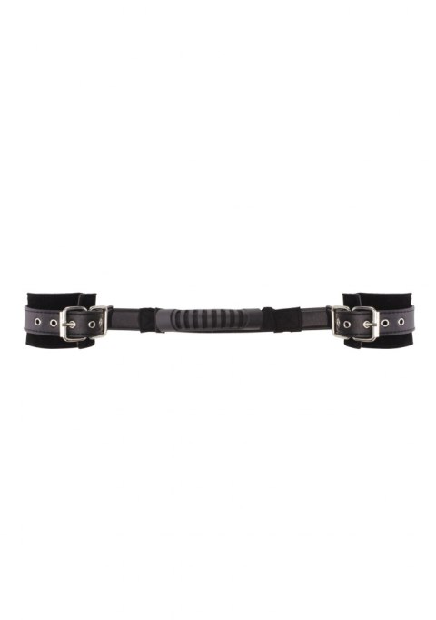 BONDED LEATHER HAND CUFFS WITH HANDLE BONDED LEATHER HAND CUFFS WITH HANDLE