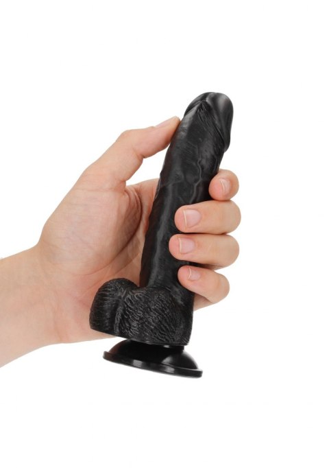 CURVED REALISTIC DILDO BALLS SUCTION CUP - 6""/ 15,5 CM CURVED REALISTIC DILDO BALLS SUCTION CUP - 6""/ 15,5 CM