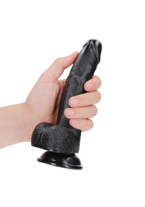 CURVED REALISTIC DILDO BALLS SUCTION CUP - 7""/ 18 CM CURVED REALISTIC DILDO BALLS SUCTION CUP - 7""/ 18 CM