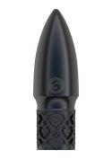 GLITTER - RECHARGEABLE ABS BULLET - GUNMETAL