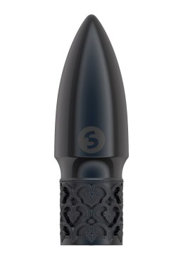 GLITTER - RECHARGEABLE ABS BULLET - GUNMETAL