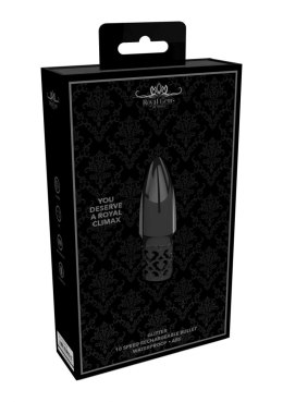 GLITTER - RECHARGEABLE ABS BULLET - GUNMETAL