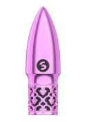 GLITTER - RECHARGEABLE ABS BULLET - PINK