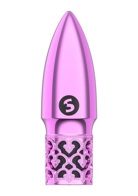 GLITTER - RECHARGEABLE ABS BULLET - PINK GLITTER - RECHARGEABLE ABS BULLET - PINK