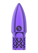 GLITTER - RECHARGEABLE ABS BULLET - PURPLE