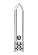 GLITZ - RECHARGEABLE ABS BULLET - SILVER