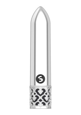 GLITZ - RECHARGEABLE ABS BULLET - SILVER
