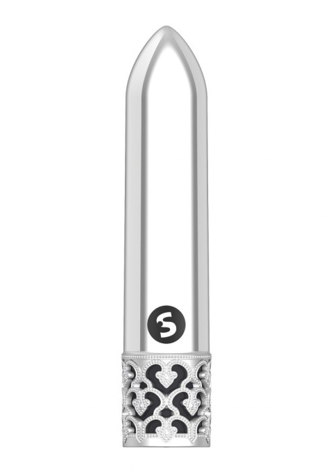 GLITZ - RECHARGEABLE ABS BULLET - SILVER GLITZ - RECHARGEABLE ABS BULLET - SILVER