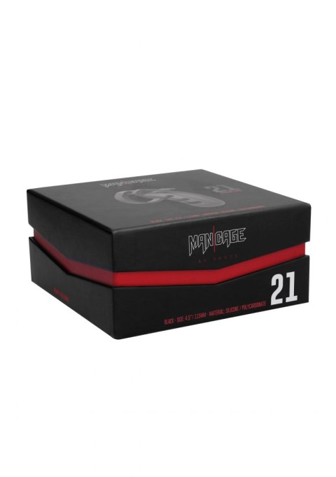 MODEL 21 - CHASTITY - 4.5"" - SILICONE COCK CAGE - BLACK MODEL 21 - CHASTITY - 4.5"" - SILICONE COCK CAGE - BLACK