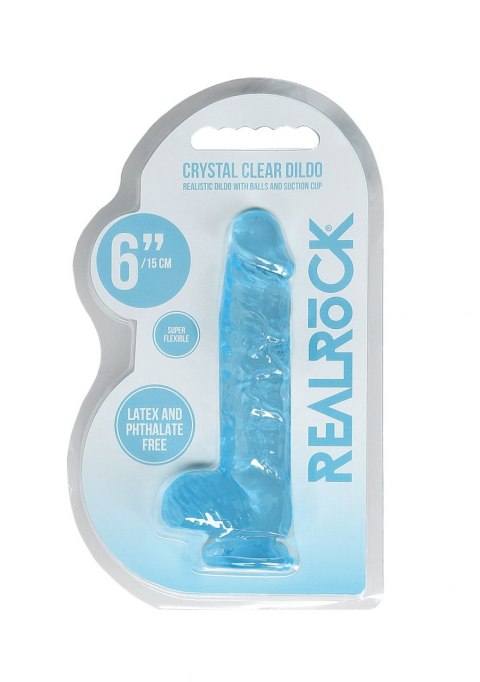 REALISTIC DILDO WITH BALLS - 6""/ 15 CM REALISTIC DILDO WITH BALLS - 6""/ 15 CM