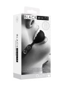 SILICONE BALL GAG - WITH ADJUSTABLE BONDED LEATHER STRAPS