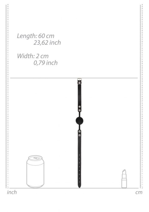 SILICONE BALL GAG - WITH ADJUSTABLE BONDED LEATHER STRAPS SILICONE BALL GAG - WITH ADJUSTABLE BONDED LEATHER STRAPS