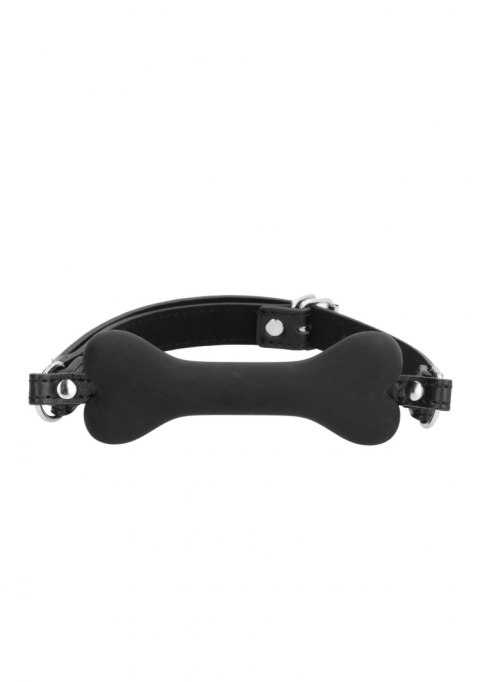 SILICONE BONE GAG - WITH ADJUSTABLE BONDED LEATHER STRAPS SILICONE BONE GAG - WITH ADJUSTABLE BONDED LEATHER STRAPS
