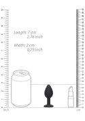 SILICONE BUTT PLUG WITH REMOVABLE JEWEL