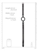 SILICONE RING GAG - WITH ADJUSTABLE BONDED LEATHER STRAPS
