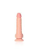 STRAIGHT REALISTIC DILDO BALLS SUCTION CUP - 8""/ 20,5 CM