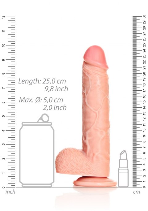 STRAIGHT REALISTIC DILDO BALLS SUCTION CUP - 9""/ 23 CM STRAIGHT REALISTIC DILDO BALLS SUCTION CUP - 9""/ 23 CM