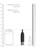 TWINKLE - RECHARGEABLE SILICONE BULLET - BLACK