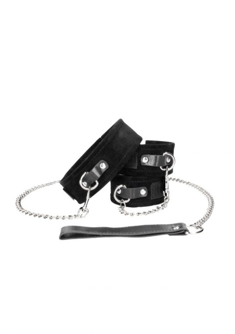 VELCRO COLLAR WITH LEASH AND HAND CUFFS VELCRO COLLAR WITH LEASH AND HAND CUFFS
