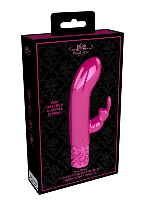 DAZZLING - RECHARGEABLE SILICONE BULLET - PINK DAZZLING - RECHARGEABLE SILICONE BULLET - PINK