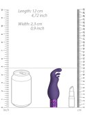 EXQUISITE - RECHARGEABLE SILICONE BULLET - PURPLE