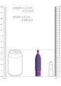 TWINKLE - RECHARGEABLE SILICONE BULLET - PURPLE