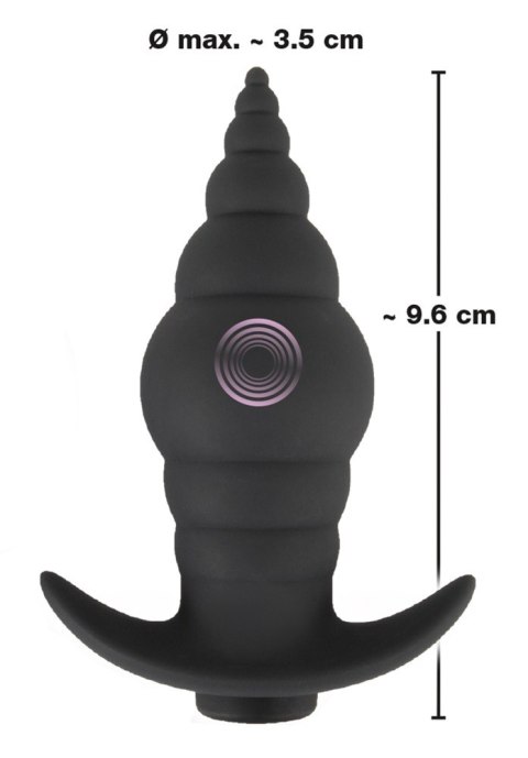 BLACK VELVETS RC BUTT PLUG BLACK VELVETS RC BUTT PLUG