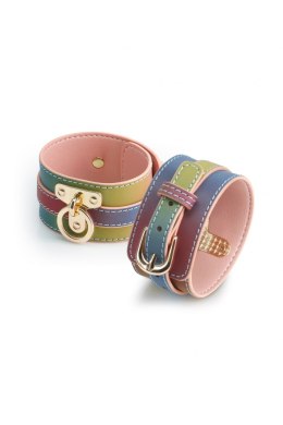 SPECTRA BONDAGE ANKLE CUFF RAINBOW