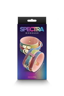 SPECTRA BONDAGE ANKLE CUFF RAINBOW