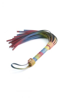 SPECTRA BONDAGE FLOGGER RAINBOW