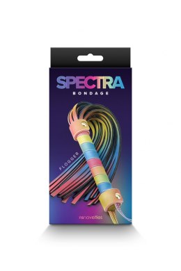 SPECTRA BONDAGE FLOGGER RAINBOW