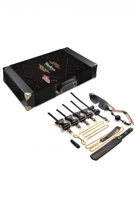 TEMPTASIA SAFE WORD BONDAGE KIT WITH SUITCASE BLACK TEMPTASIA SAFE WORD BONDAGE KIT WITH SUITCASE BLACK