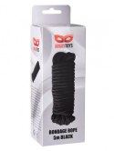 BLACK BONDAGE ROPE 5M