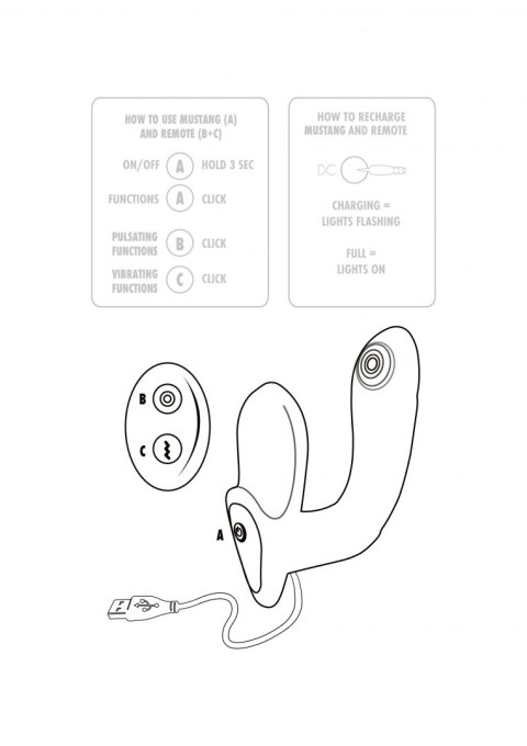 MUSTANG PROSTATE MASSAGER MUSTANG PROSTATE MASSAGER