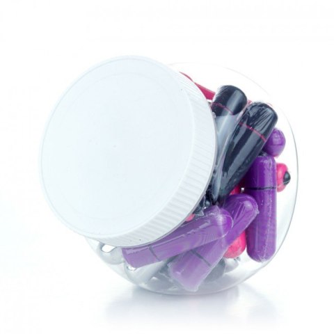 WIBRATOR-MINX BLISS 7 MODE MINI BULLET VIBRATOT MULTI - 32 PCS