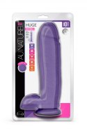 AU NATUREL BOLD HUGE 10" DILDO PURPLE