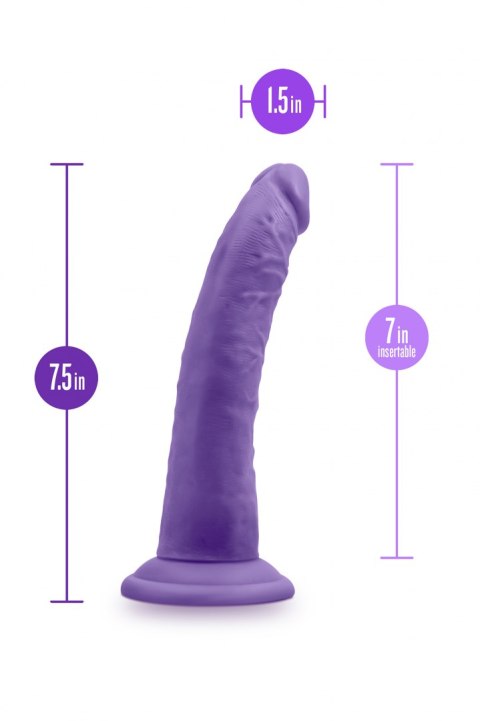 AU NATUREL BOLD JACK 7" DILDO PURPLE AU NATUREL BOLD JACK 7" DILDO PURPLE