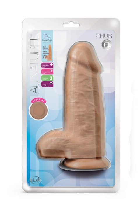 AU NATUREL CHUB 10" DILDO MOCHA AU NATUREL CHUB 10" DILDO MOCHA