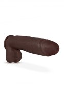 AU NATUREL HUGE 10" DILDO CHOCOLATE