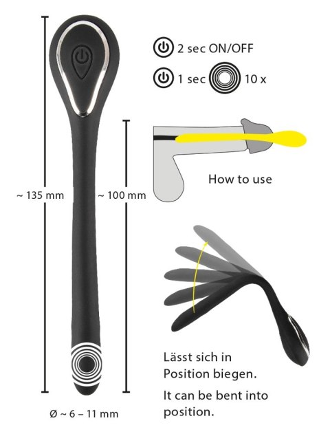 Dilator z wibracjami PenisPlug Dilator z wibracjami PenisPlug