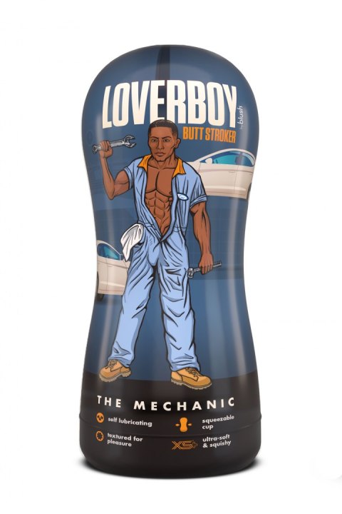 LOVERBOY THE MECHANIC SELF LUBRICATING STROKER BROWN LOVERBOY THE MECHANIC SELF LUBRICATING STROKER BROWN