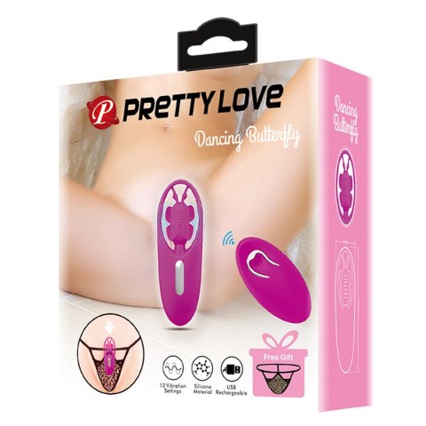 PRETTY LOVE - DANCING BUTTERFLY, 12 VIBRATION FUNCTIONS WIRELESS REMOTE CONTROL PRETTY LOVE - DANCING BUTTERFLY, 12 VIBRATION FUNCTIONS WIRELESS REMOTE CONTROL
