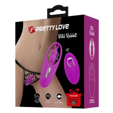 PRETTY LOVE - WILD RABBIT, 12 VIBRATION FUNCTIONS WIRELESS REMOTE CONTROL PRETTY LOVE - WILD RABBIT, 12 VIBRATION FUNCTIONS WIRELESS REMOTE CONTROL