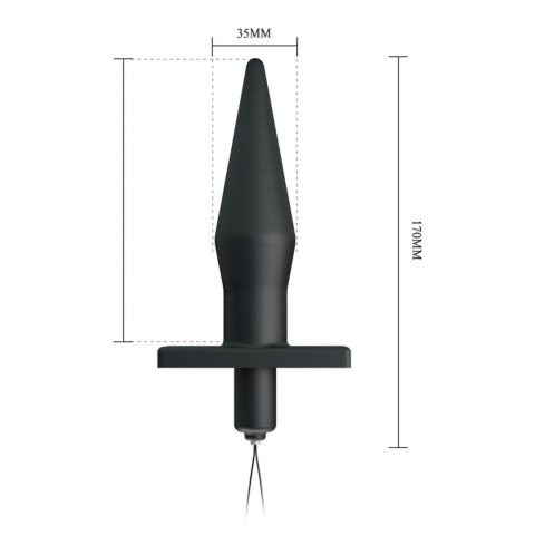BAILE - BUTT PLUG, 20 VIBRATION FUNCTIONS WIRELESS REMOTE CONTROL BAILE - BUTT PLUG, 20 VIBRATION FUNCTIONS WIRELESS REMOTE CONTROL