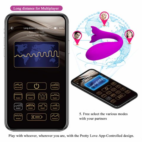 PRETTY LOVE - JAYLEEN, 12 VIBRATION FUNCTIONS MOBILE APP LONG-DISTANCE CONTROL PRETTY LOVE - JAYLEEN, 12 VIBRATION FUNCTIONS MOBILE APP LONG-DISTANCE CONTROL