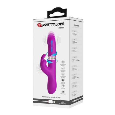 PRETTY LOVE - REESE, 12 VIBRATION FUNCTIONS 4 ROTATION FUNCTIONS 4 THRUSTING SETTINGS PRETTY LOVE - REESE, 12 VIBRATION FUNCTIONS 4 ROTATION FUNCTIONS 4 THRUSTING SETTINGS