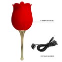 PRETTY LOVE - ROSE LOVER, 12 VIBRATION FUNCTIONS 12 LICKING SETTINGS